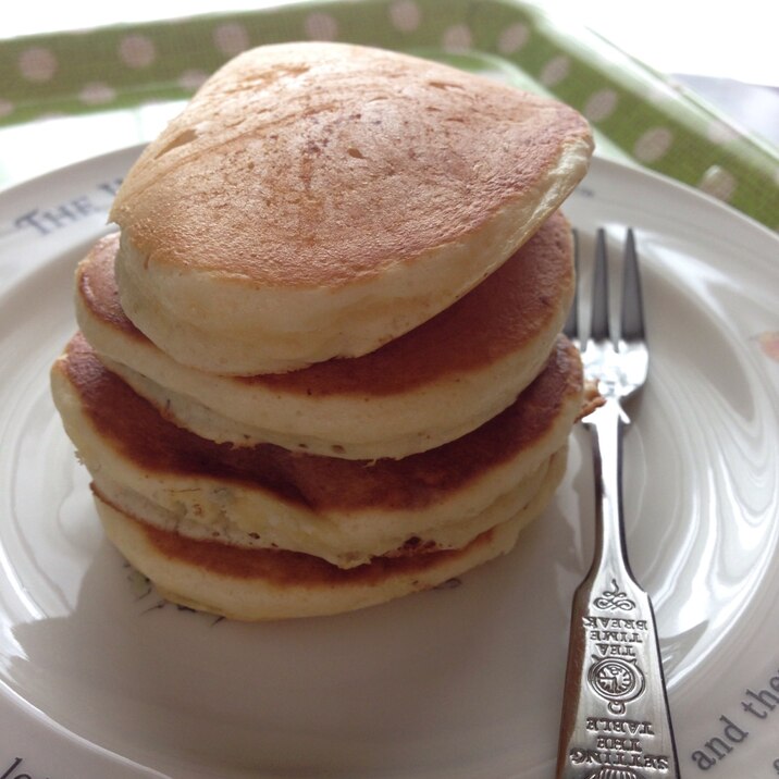 ほんのり甘い☆粉ミルク入りホットケーキ